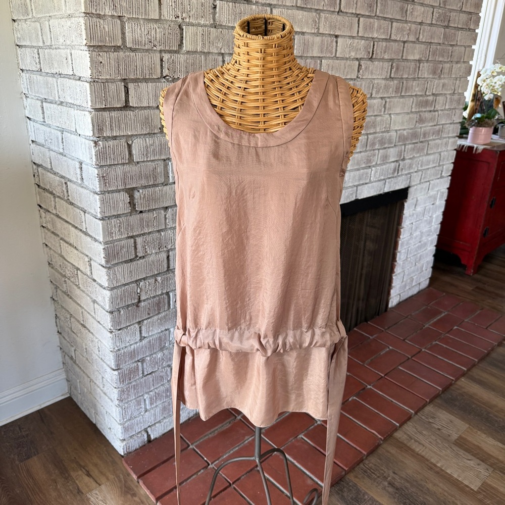Marni Italy ruched waist tank Top